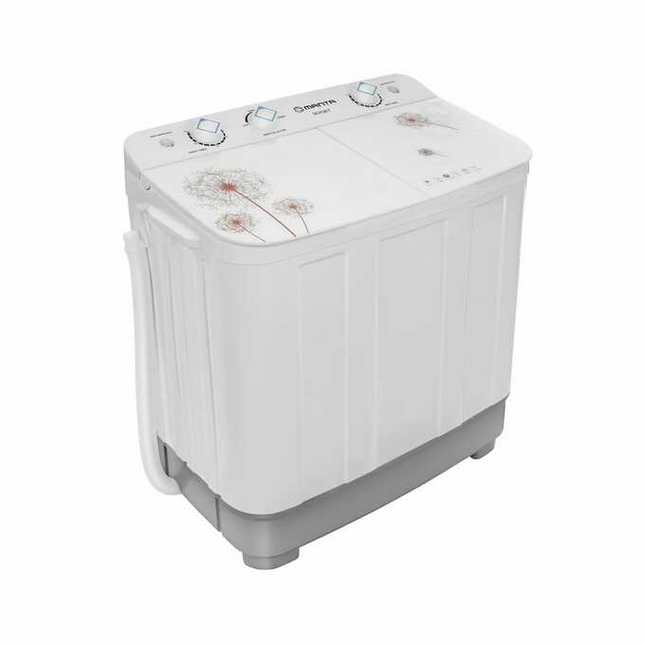 2de kansje Manta WH367 XL wasmachine met dubbele trommel - 6,5Kg was en 3,5Kg centrifuge capaciteit - perfect voor bij de caravan of in studio's