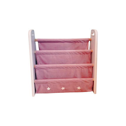 LoveGifts Handgemaakte Montessori Boekenkast Kinderkamer - Speelgoed Opbergrek - 60 x 25 x 58 cm Roze