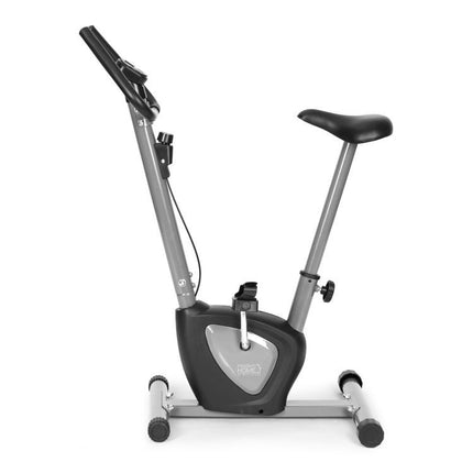 Modern Home Mechanische Hometrainer Fiets Met Verstelbare Weerstand En Computermonitor - Fitnessapparaat- Zwart / grijs