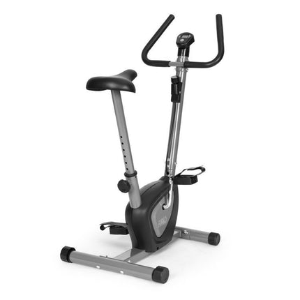 Modern Home Mechanische Hometrainer Fiets Met Verstelbare Weerstand En Computermonitor - Fitnessapparaat- Zwart / grijs