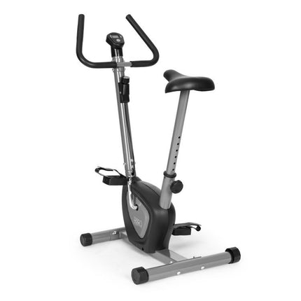 Modern Home Mechanische Hometrainer Fiets Met Verstelbare Weerstand En Computermonitor - Fitnessapparaat- Zwart / grijs