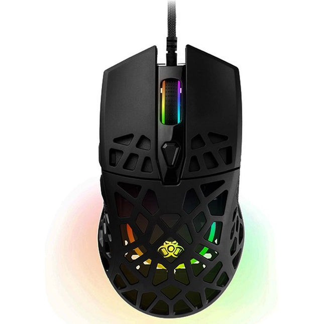 Gaming muis met RGB LED verlichting en 6 knoppen 7200 DPI