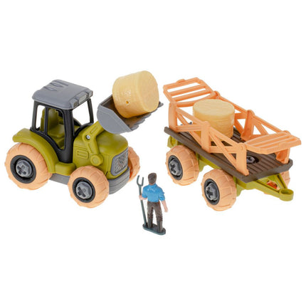 DIY speelgoed mini landbouwtractor set - Farm set