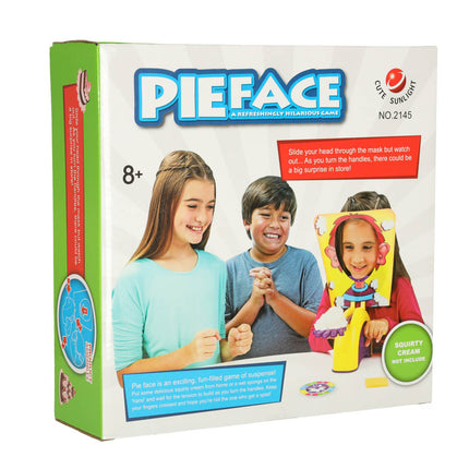 Pie Face Party Game Taart in het Gezicht Gezelschapsspel - Pie Face Spel met Slagroom