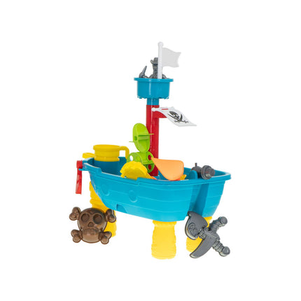 25-delige piratenschip zand of watertafel - Waterspeeltafel of zandbak met accessoires