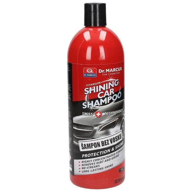 Dr. Marcus Titanium line shining car shampoo 1L - Autoshampoo - Voor een perfecte bescherming tegen vuil en water