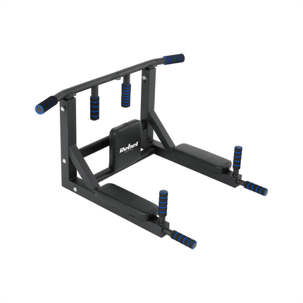 Rebel Active Pull Up Bar - Pull Up Station - Dip Station - Krachtstation - Wandmontage - Inclusief Montageset - Zwart