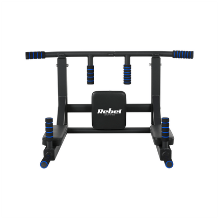 Rebel Active Pull Up Bar - Pull Up Station - Dip Station - Krachtstation - Wandmontage - Inclusief Montageset - Zwart