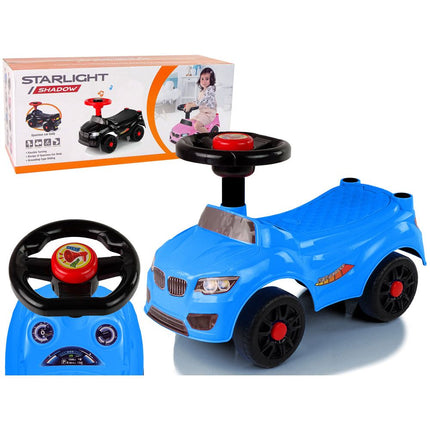 Starlight shadow BMW loopauto met claxon vanaf 1 jaar 46 x 22 x 33 cm blauw