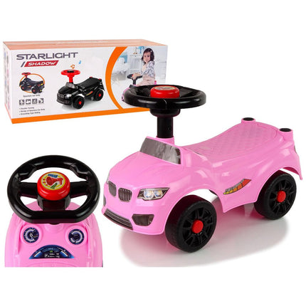 Starlight shadow BMW loopauto met claxon vanaf 1 jaar 46 x 22 x 33 cm roze