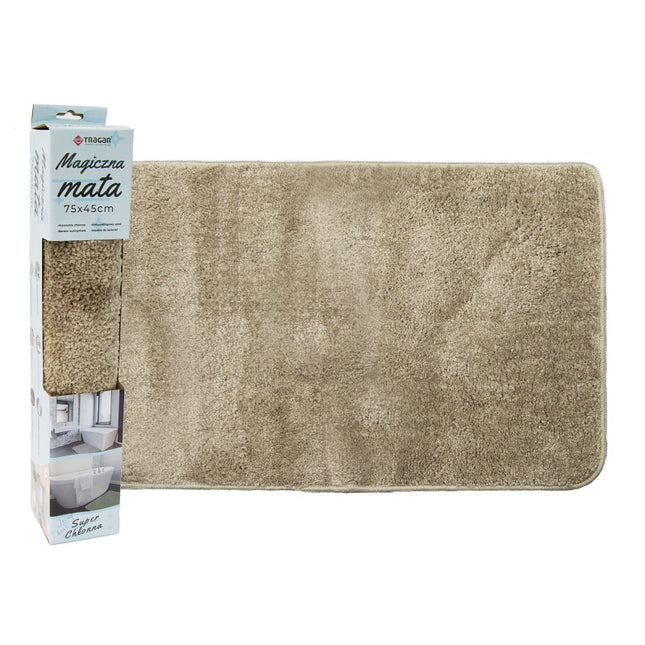 Magic mat extreem absorberende droogloopmat met antislip 75 x 45 x 4 cm beige