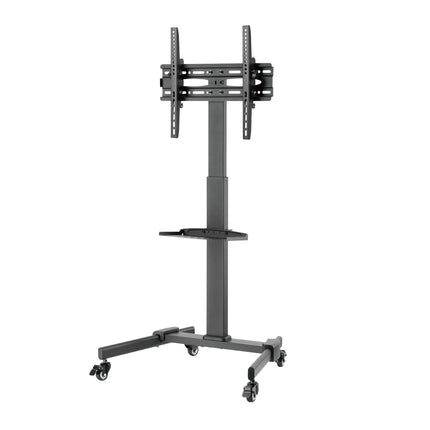 Cabletech Verrijdbare TV Standaard statief - Draaibaar - Hoogte instelbaar - Televisiebeugel - 32- 55 inch - max belastbaar gewicht 35Kg