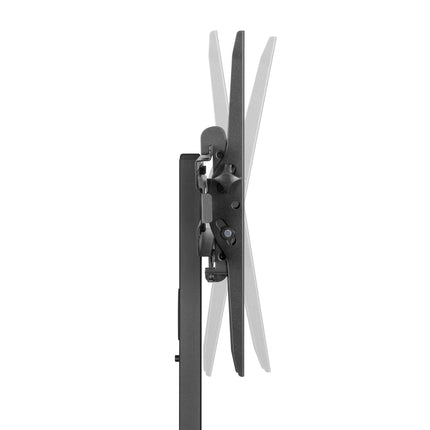 Cabletech Verrijdbare TV Standaard statief - Draaibaar - Hoogte instelbaar - Televisiebeugel - 32- 55 inch - max belastbaar gewicht 35Kg