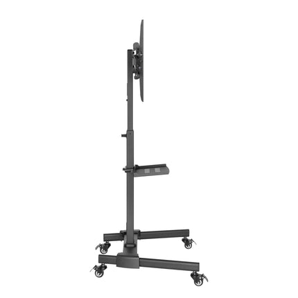 Cabletech Verrijdbare TV Standaard statief - Draaibaar - Hoogte instelbaar - Televisiebeugel - 32- 55 inch - max belastbaar gewicht 35Kg