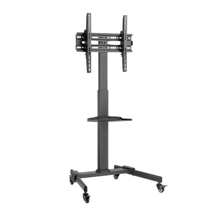 Cabletech Verrijdbare TV Standaard statief - Draaibaar - Hoogte instelbaar - Televisiebeugel - 32- 55 inch - max belastbaar gewicht 35Kg