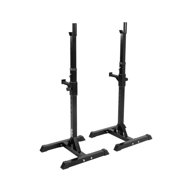 Rebel Active Verstelbare Halterstandaard - Stabiliteit Veiligheid Krachttraining - 105-160 cm - 1 Set van 2 Stuks