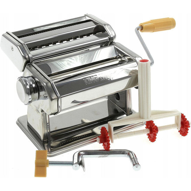 Kinghoff KH-3114 pastamachine pastamaker RVS geschikt voor Spaghetti - Tagliatelle - Lasagne