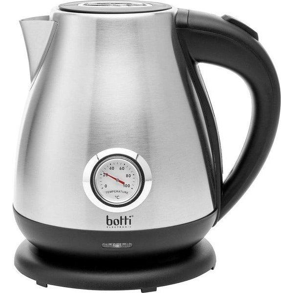 Botti Bruce waterkoker met thermometer RVS 1.7L 2200W zilver