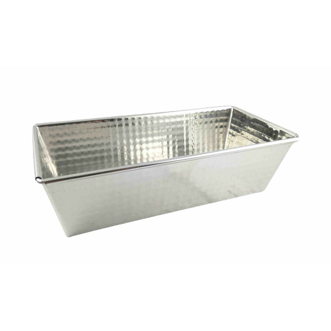 Blacha rechthoekige cake bakvorm 26 x 13 x 6 cm zilver