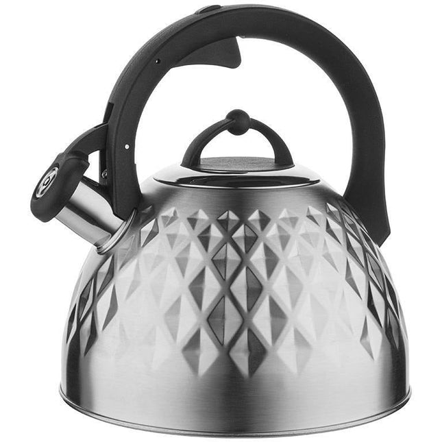 Florina Fenny fluitketel RVS zilver mat 2.5 Liter - ook geschikt voor inductie