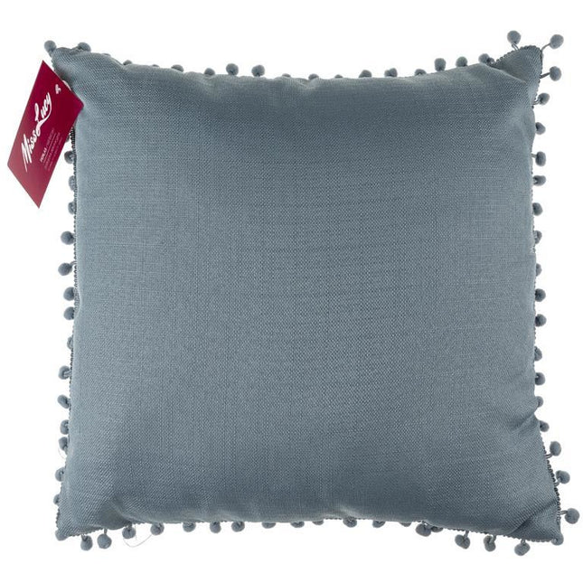 Miss Lucy Perlas kussenhoes 43 x 43 cm blauw