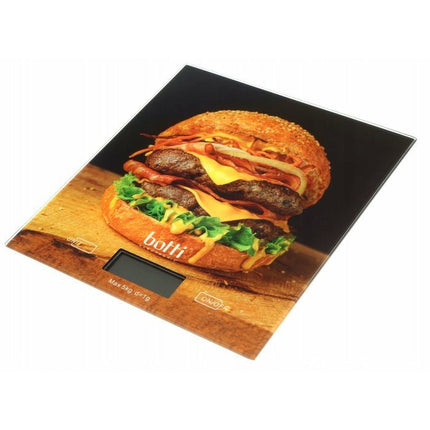 Botti Electronics Burger precisie keuken weegschaal met tarra functie 1 tot 5000 gram