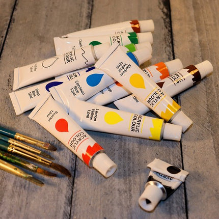 Maaleo 24 delige acrylverf set hobby schilderen