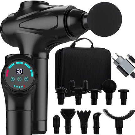 Malatec massagepistool inclusief koffer en 10 accessoires met 30 snelheden