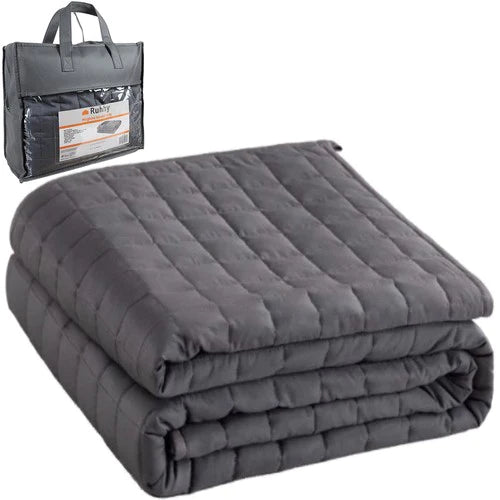 Verzwaringsdeken 8 KG weighted blanket grijs 150 x 200 CM