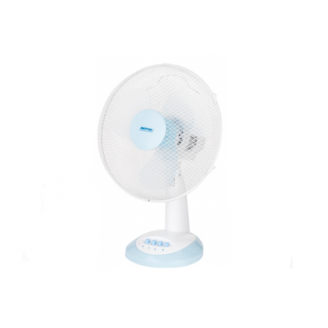 MPM Bureauventilator 240V MWP-16 wit-blauw