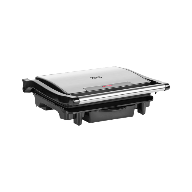 Teesa elektrische contact/ panini grill 1500 Watt RVS TSA3232